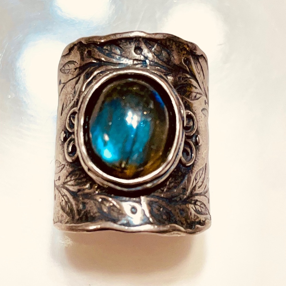 Silver Statement Ring - image 5